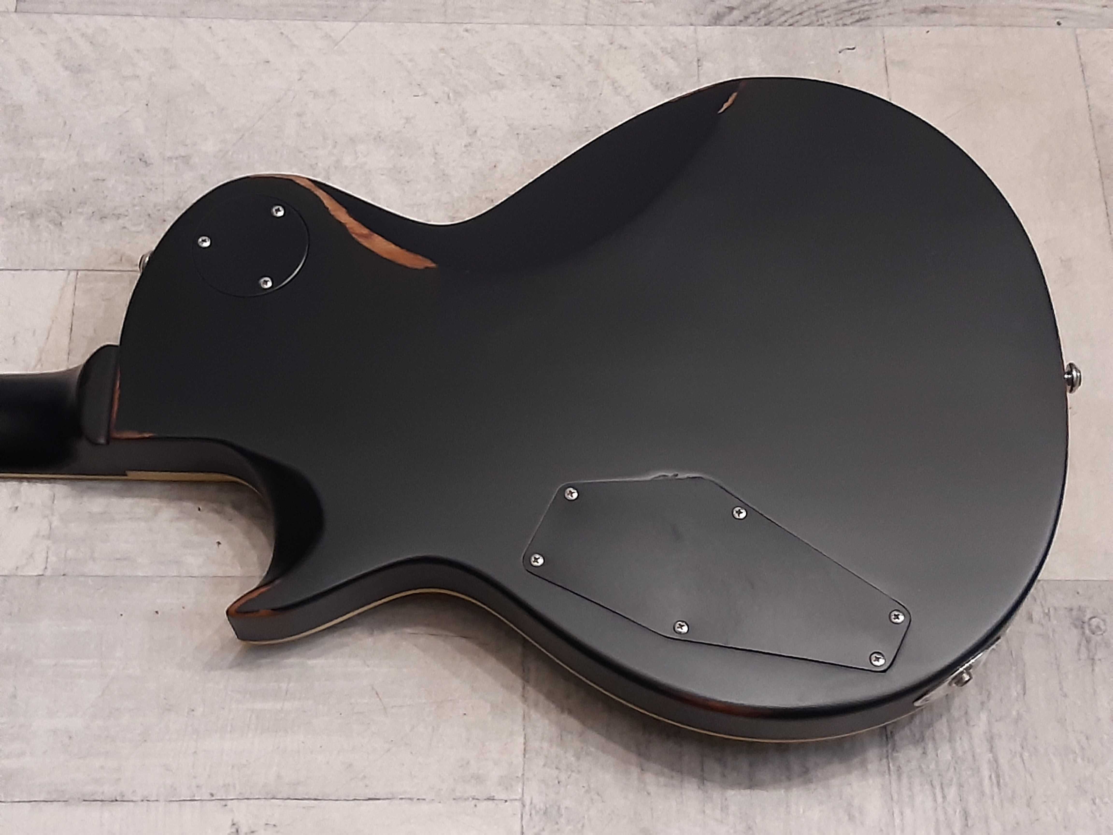 Super Gitara Les Paul-ESP LTD EC-256-Black Relic -wysyłka Free-zamiana