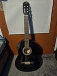 Czarna Gitara Klasyczna Alvera