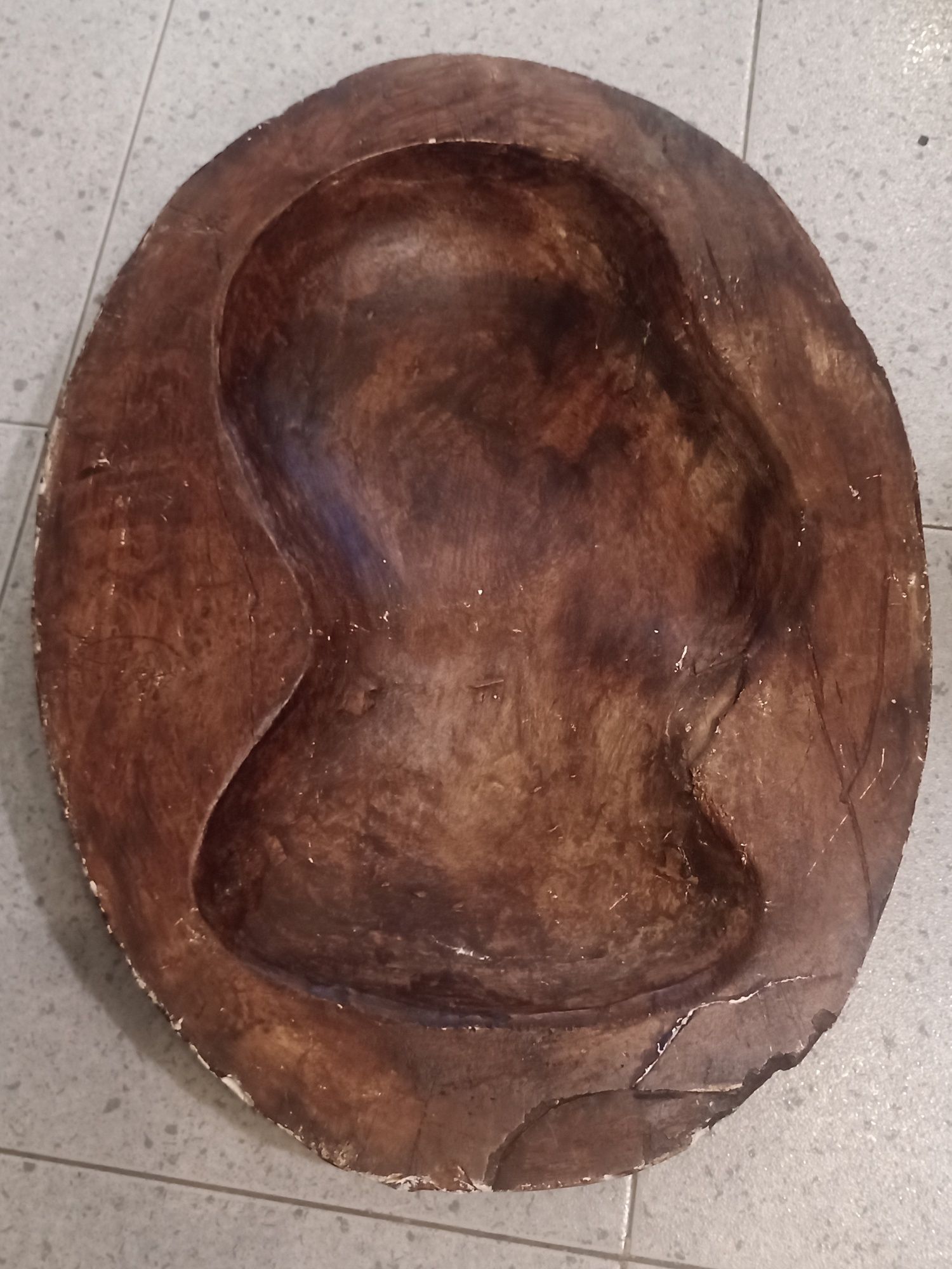 Busto de parede assinado - material gesso