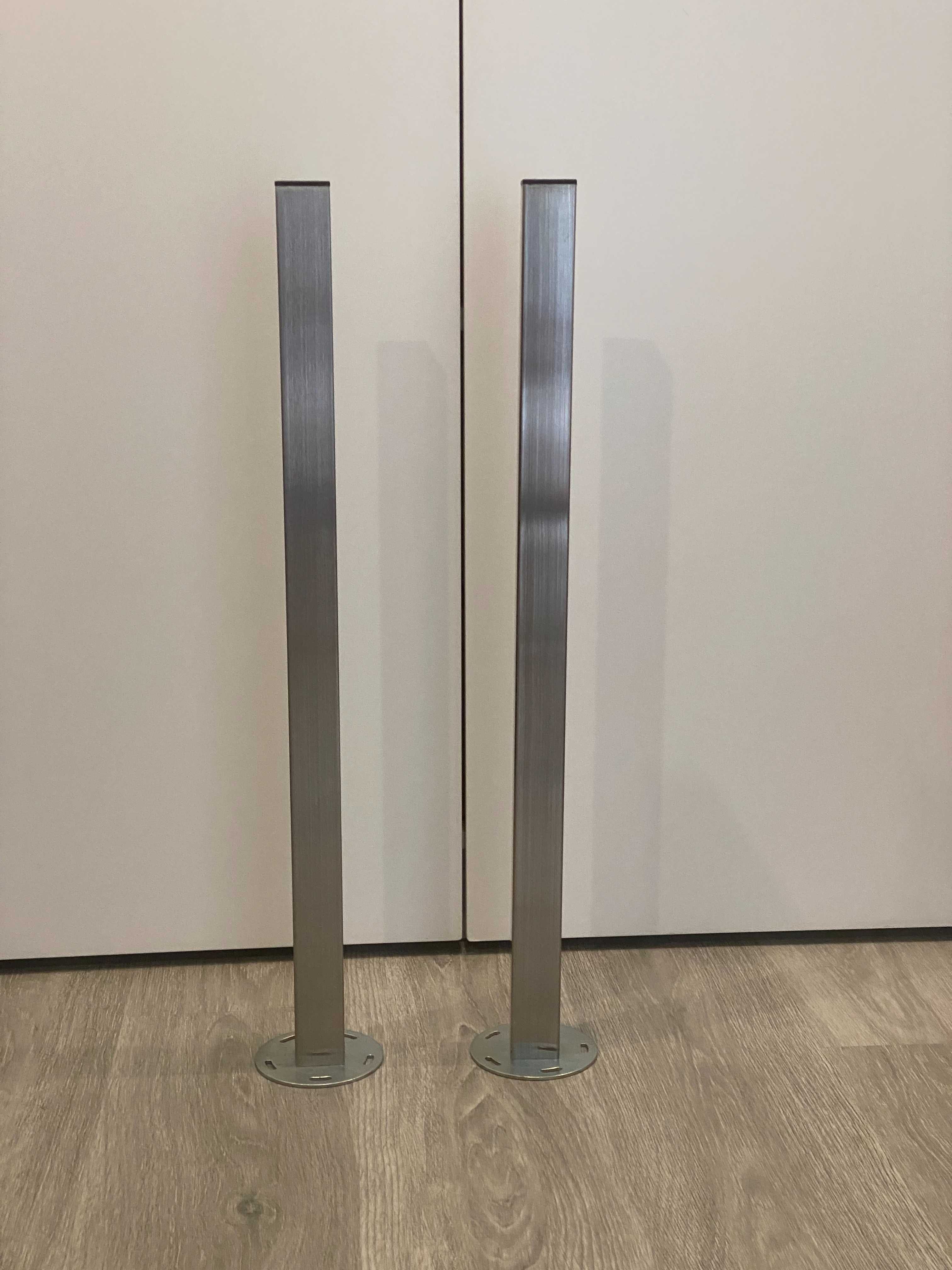 Conjunto de 2 Pernas de secretária IKEA - INOX