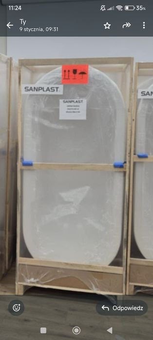 Wanna Sanplast 80/175 nowa