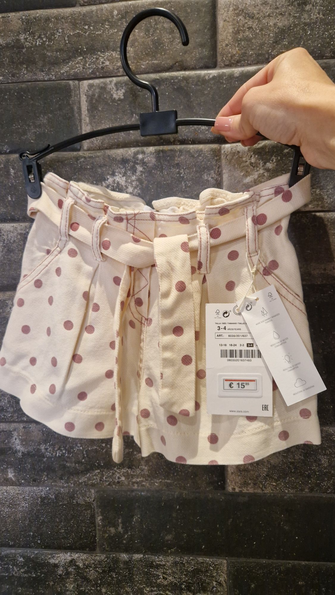 Шорти на дівчинку Zara 104