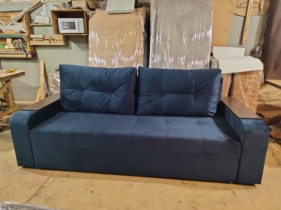 Дивани єврокнижка, пуфіки