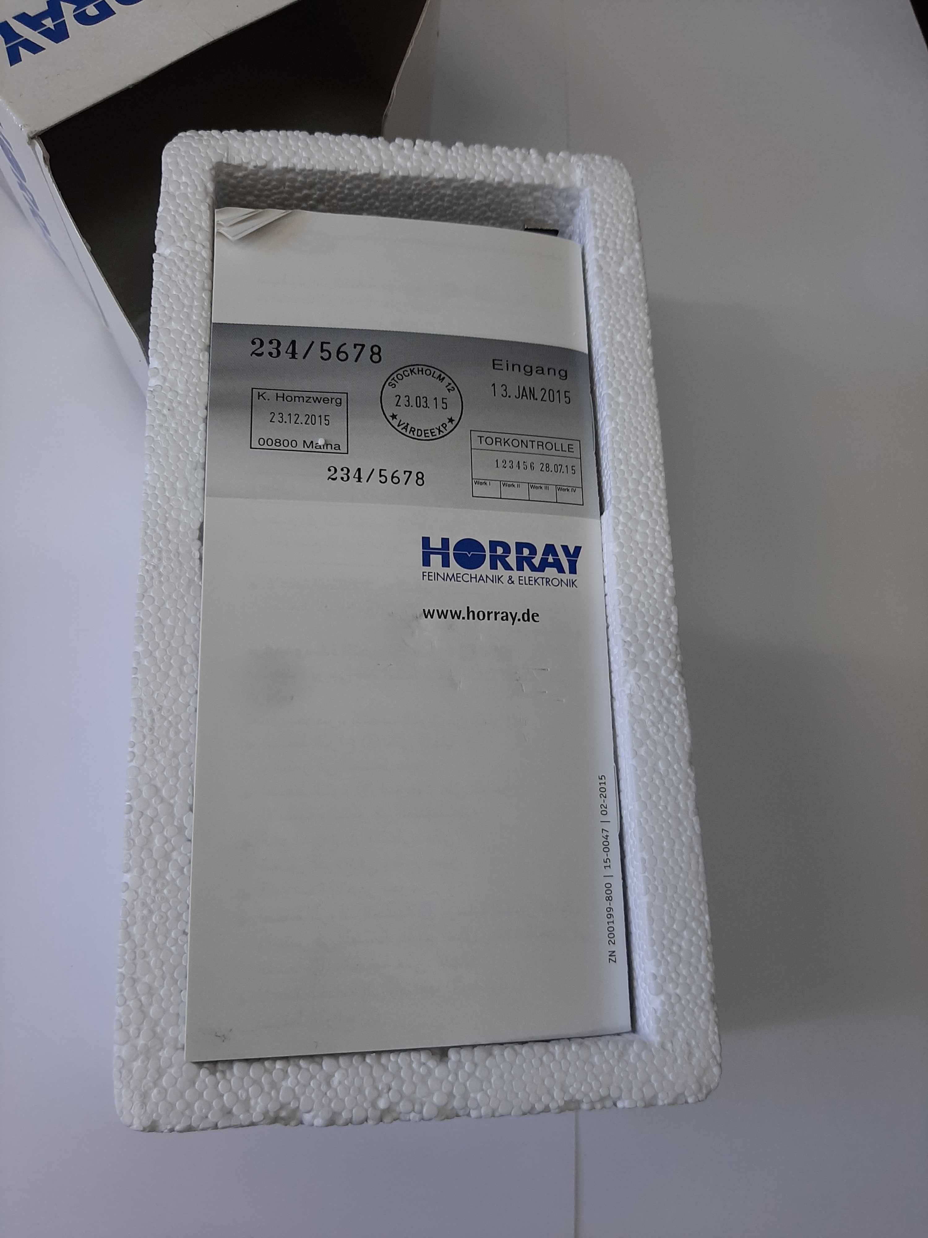 Numerator automatyczny Horray H57 6 NOWY