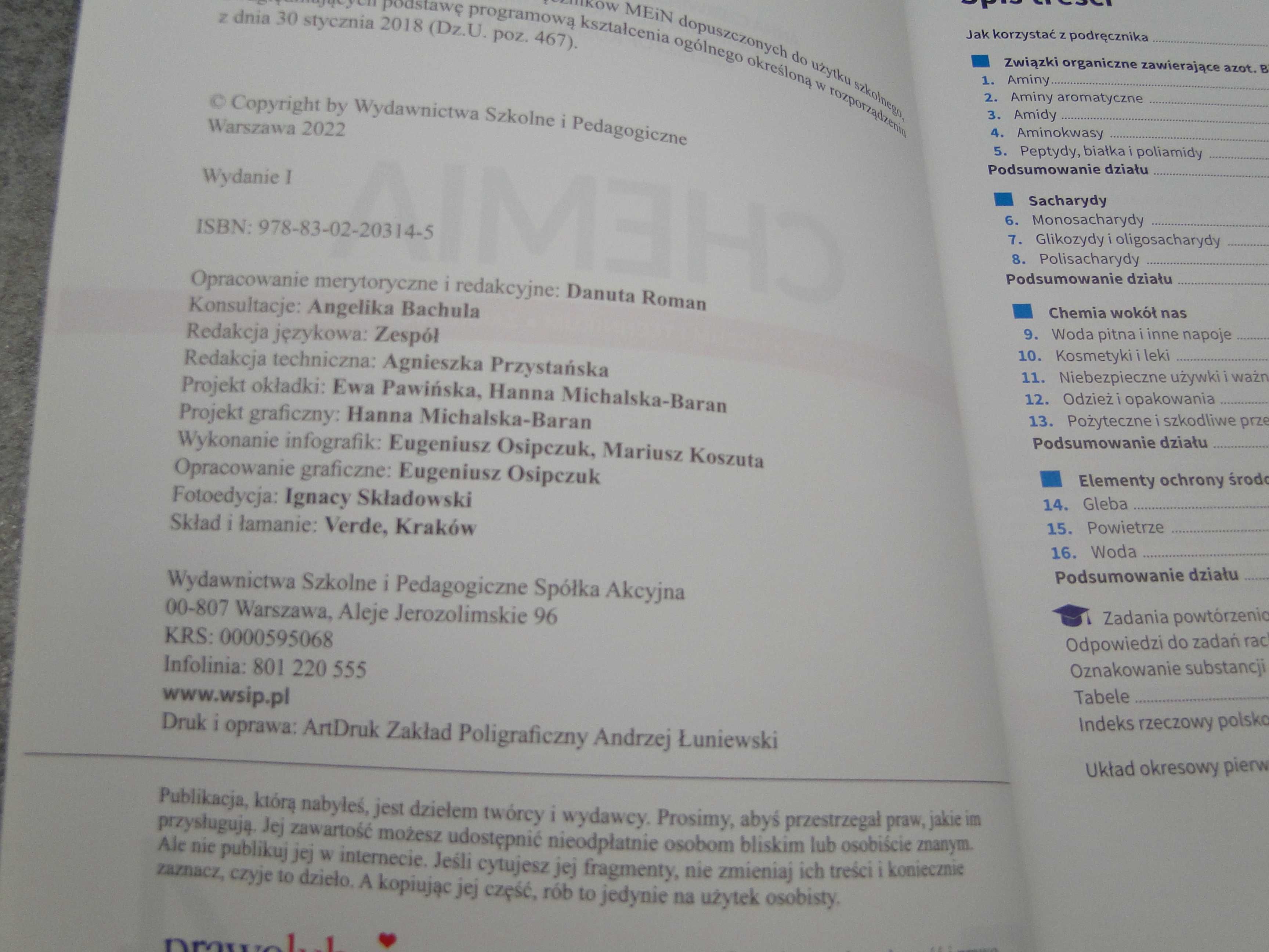 Chemia 4 WSiP zakres rozszerzony