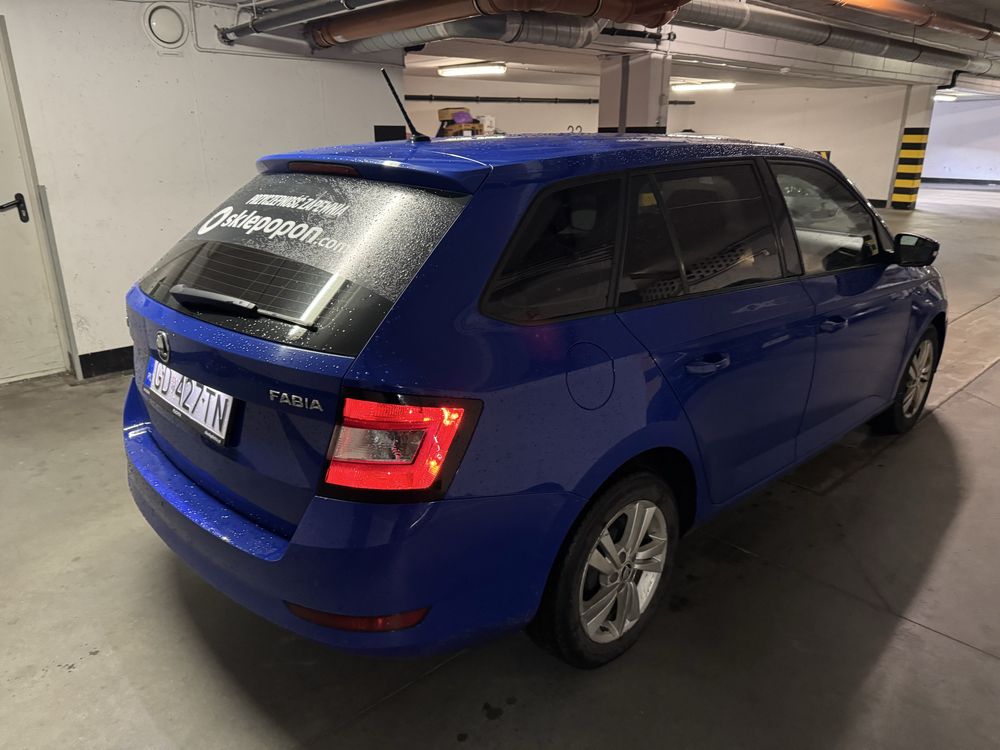 Wynajem skoda Fabia kombi ben/Gaz prywatnie lub na Taxi