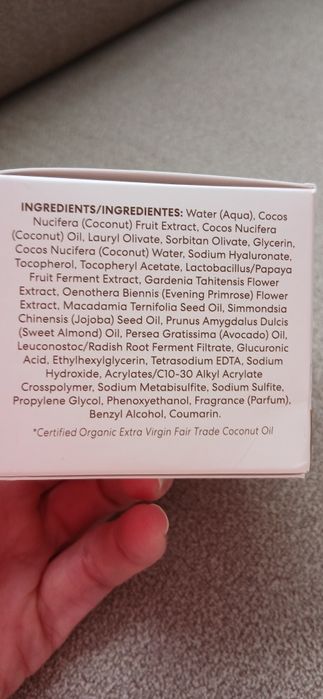 Palmers krem nawilżający hydrolat NOWY