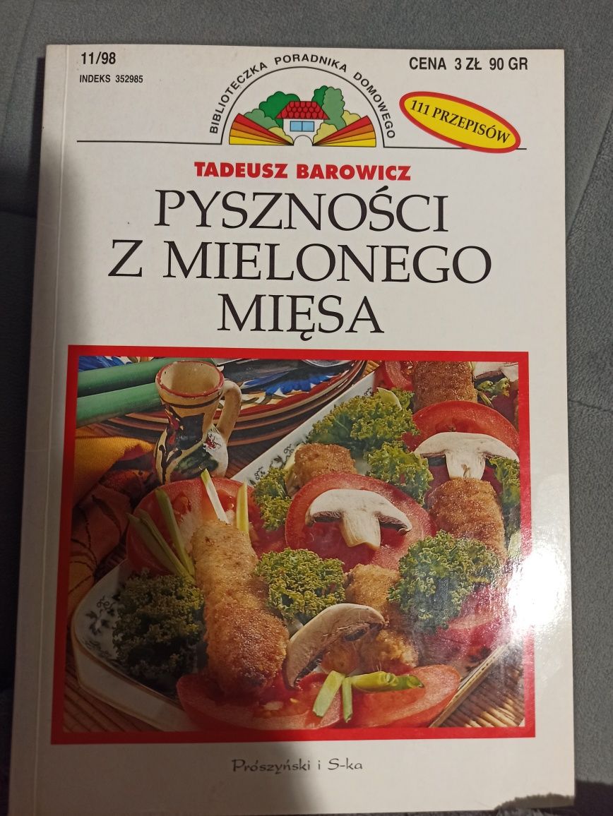 Pyszności z mięsa mielonego. Biblioteczka poradnika domowego z 1998 r.