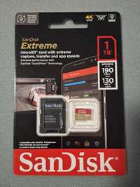 Karta Sandisk Extreme microSDXC 1 TB 190/130 MB/s A2 C10 V30 UHS-I U3