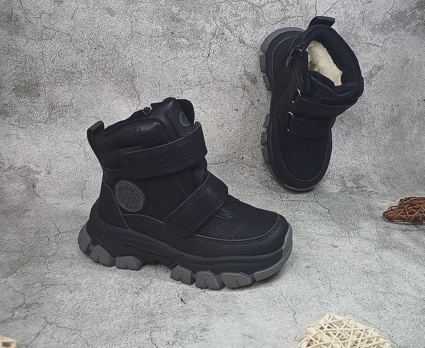 Дитячі зимові чоботи черевики Clibee для хлопчика 26 27 28 29 30 31 32