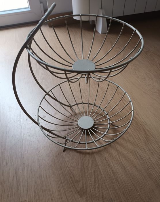 Fruteira 2 niveis metal