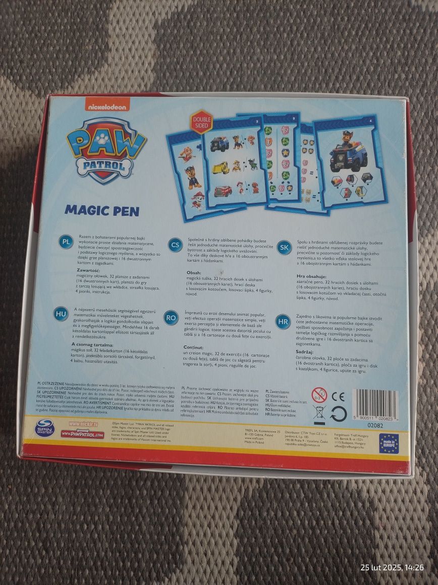 Gra Magic Pen psi patrol 4+
