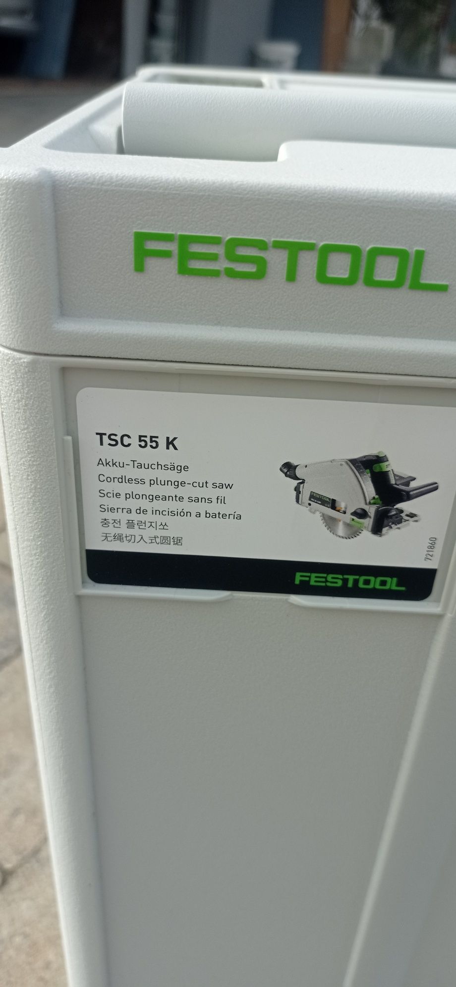 Zagłębiarka Festool TSC 55 KEB WERSJA BASIC w systainer