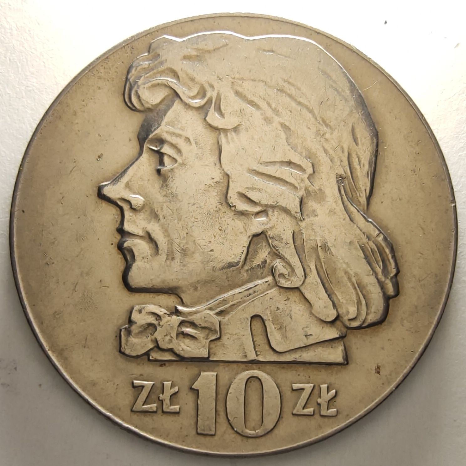 Moneta 10 złotych Kościuszko - mały 1971 - piękny