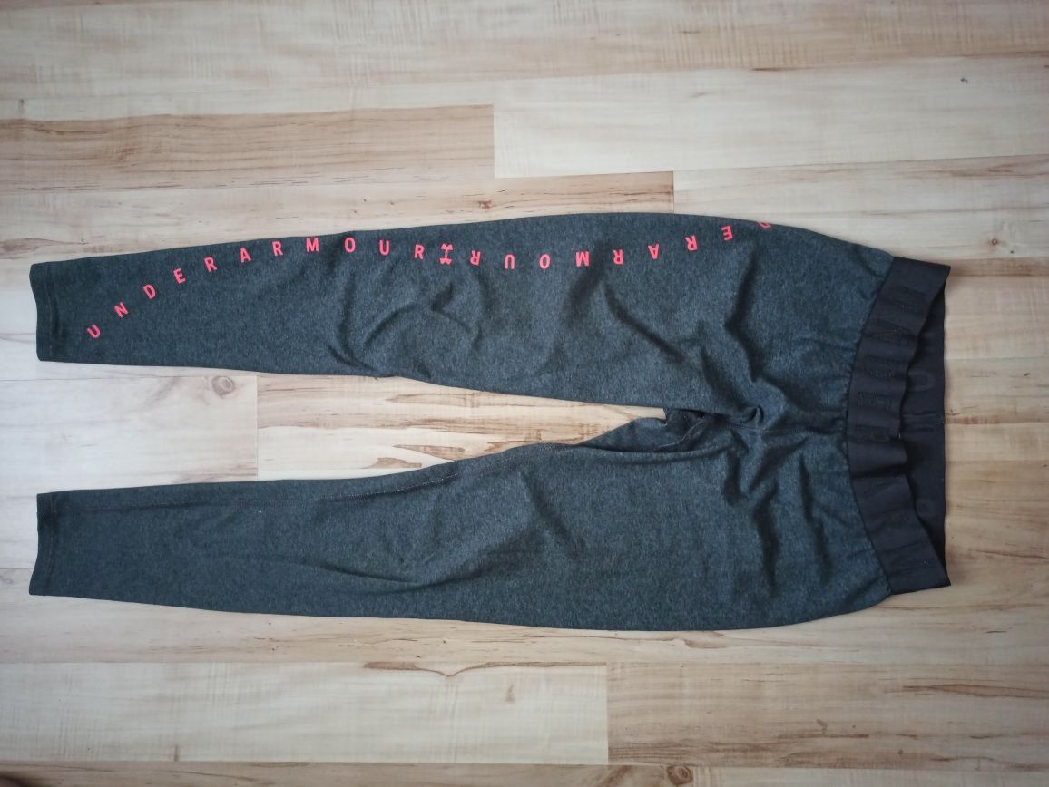 Legginsy under armour S damskie szare fitness siłownia