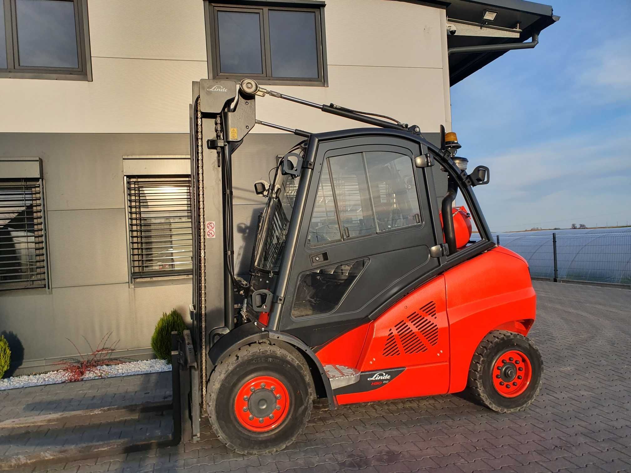 LINDE H50T 2018r 7020mtg Kabina 4 sekcje Wózek widłowy H45 H60 H40