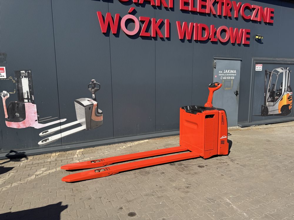 Paleciak elektryczny Linde 3000 kg widły 240 cm 3000 kg 2017 r