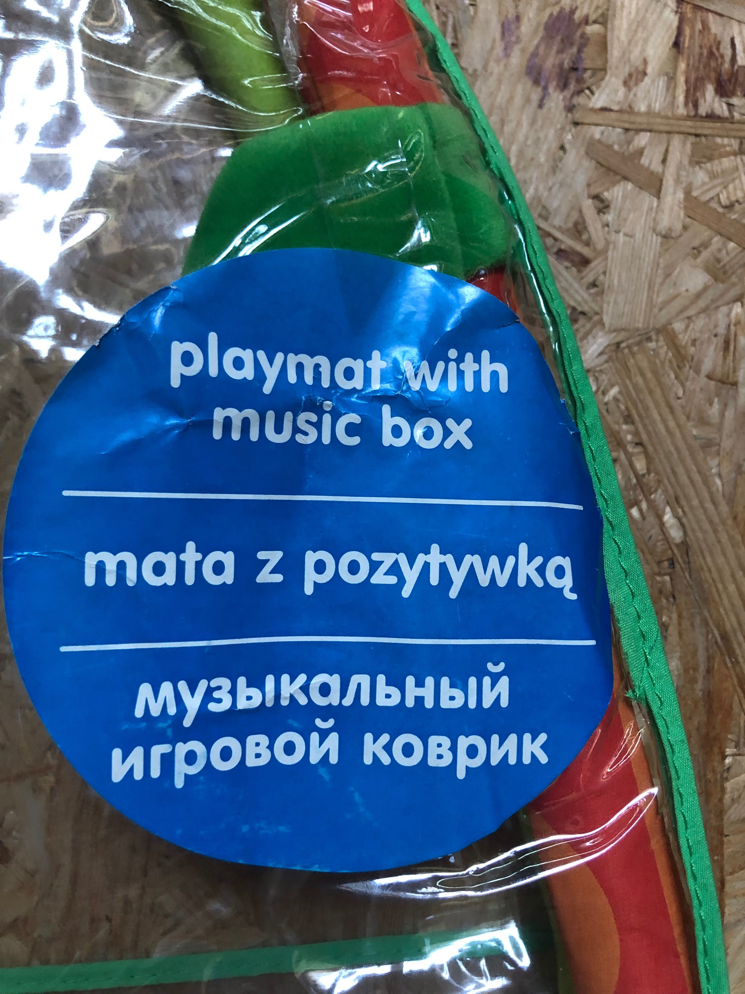 CANPOL BABIES edukacyjna mata do zabawy z pozytywką  0+ DŻUNGLA