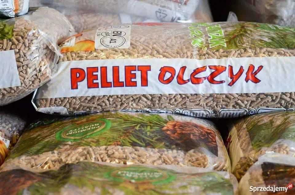 Pellet OLczyk 6 mm, opał, biopaliwo