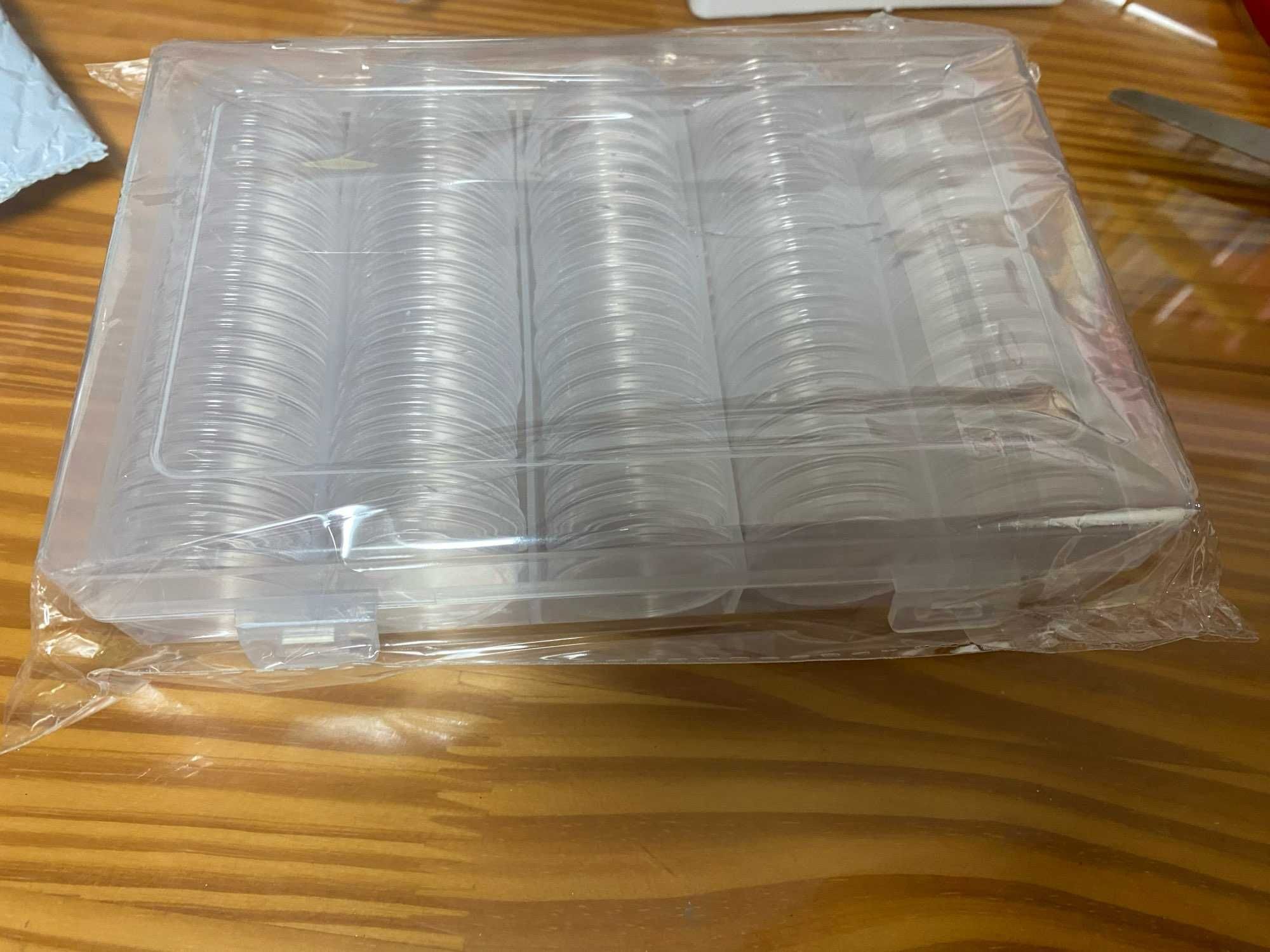 7€- 100 cápsulas moedas 27mm (vários tamanhos disponíveis)