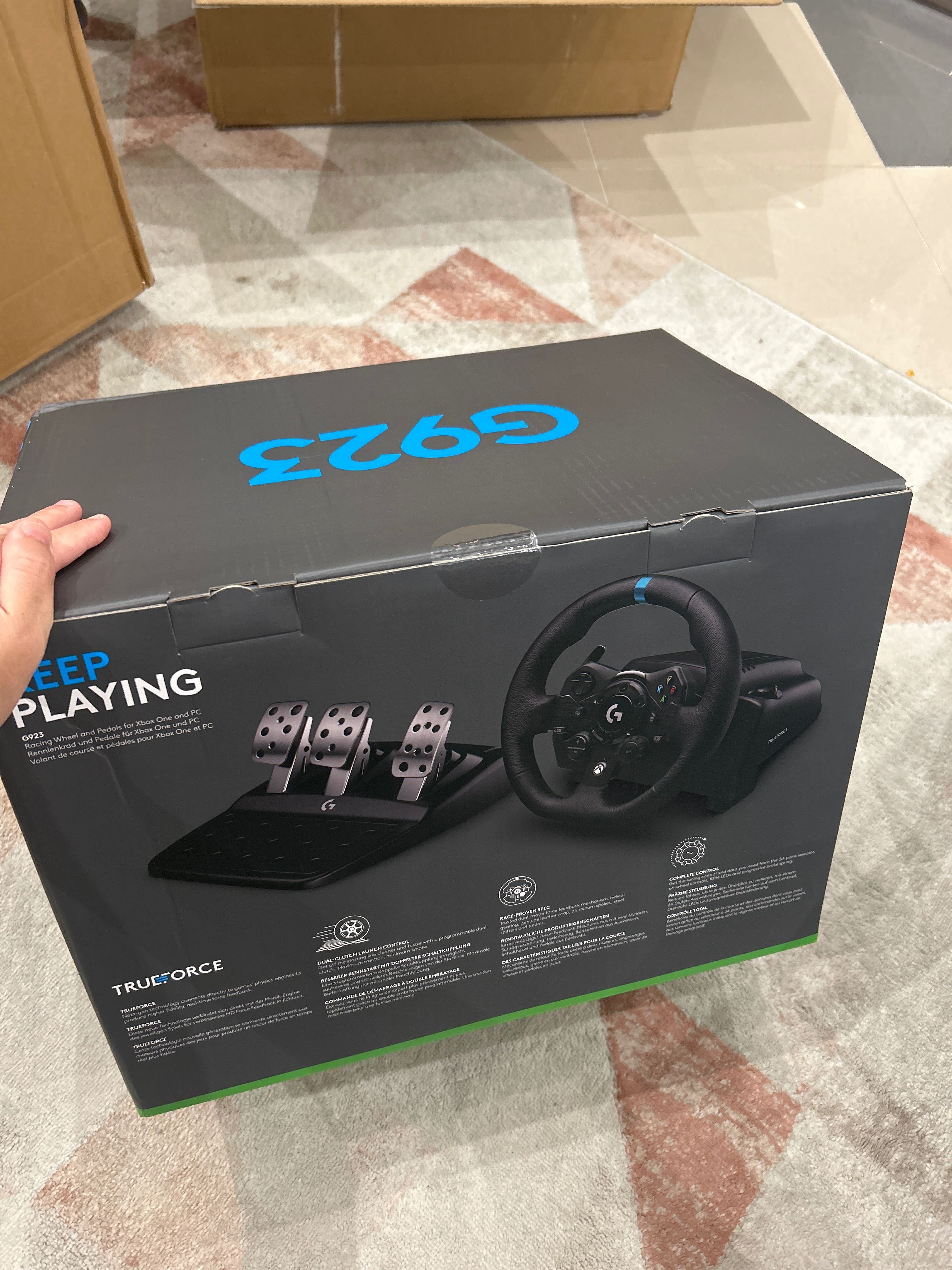 Logitech g923 Xbox/PC Acabado de chegar da loja!