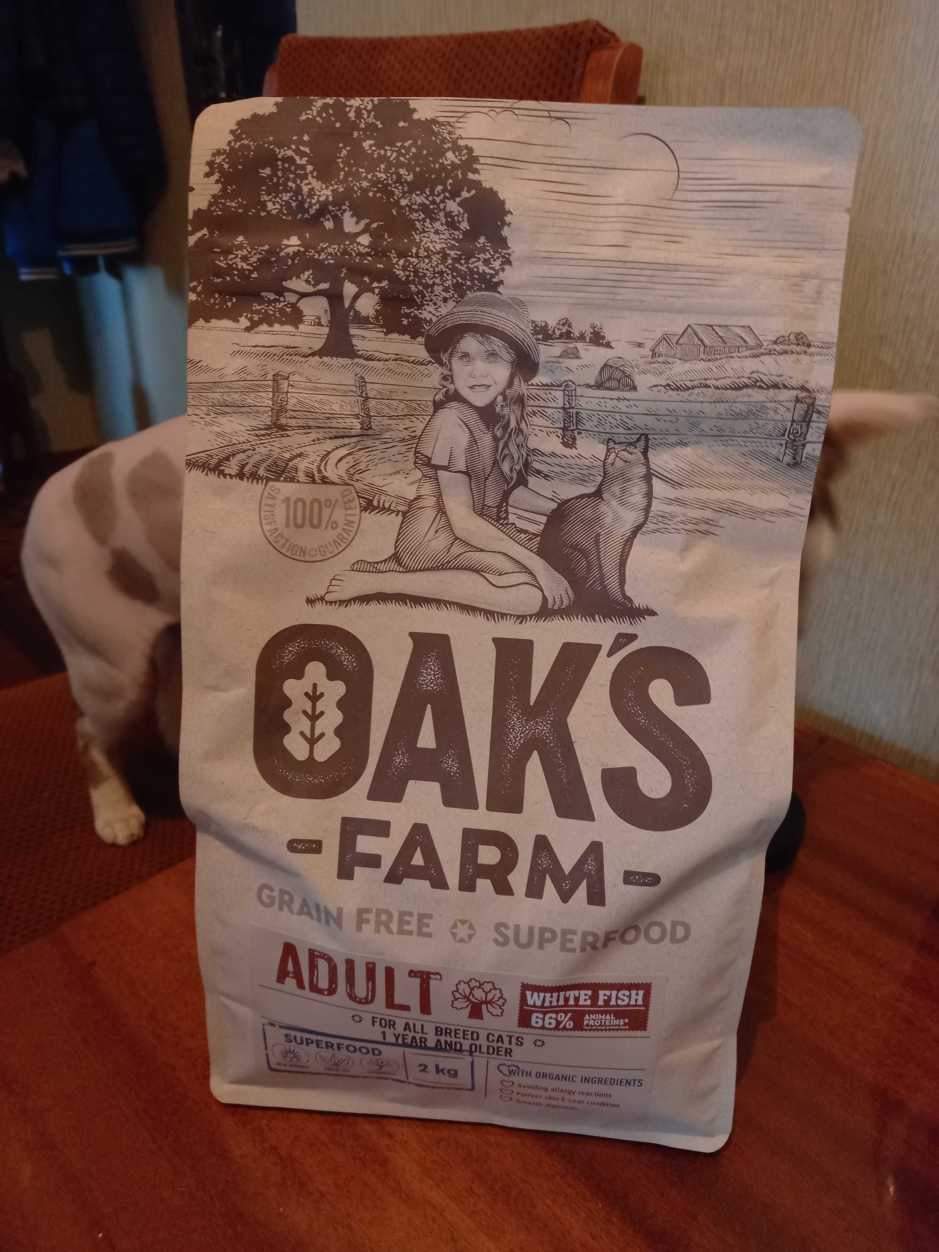 Корм для котів "OAKS FARM"