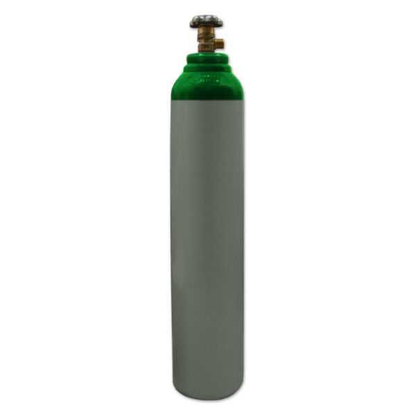 Butla gazowa pełna  MIX/Argon/CO₂ 8L 10L z rurką sedymentacyjną 200bar