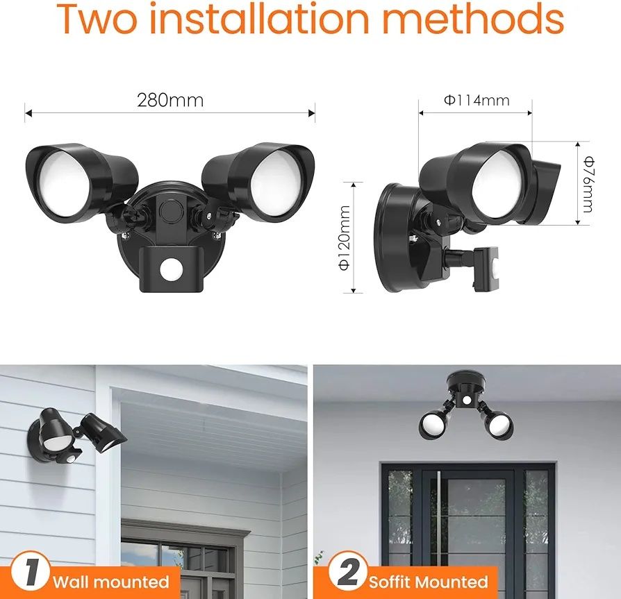 Reflektor lampa zewnętrzna Led z czujnikiem ruchu 25W Pilot Alusso