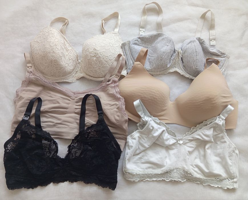 Zestaw biustonoszy do karmienia 95/105 C/D Ava Bonprix