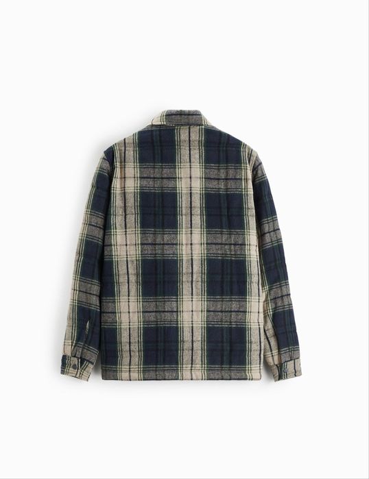 Мужская тёплая рубашка ZARA