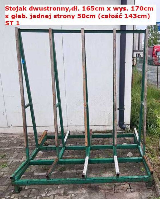 Stojak do szkła (do transportu i magazynowania) ze stali lakierowanej