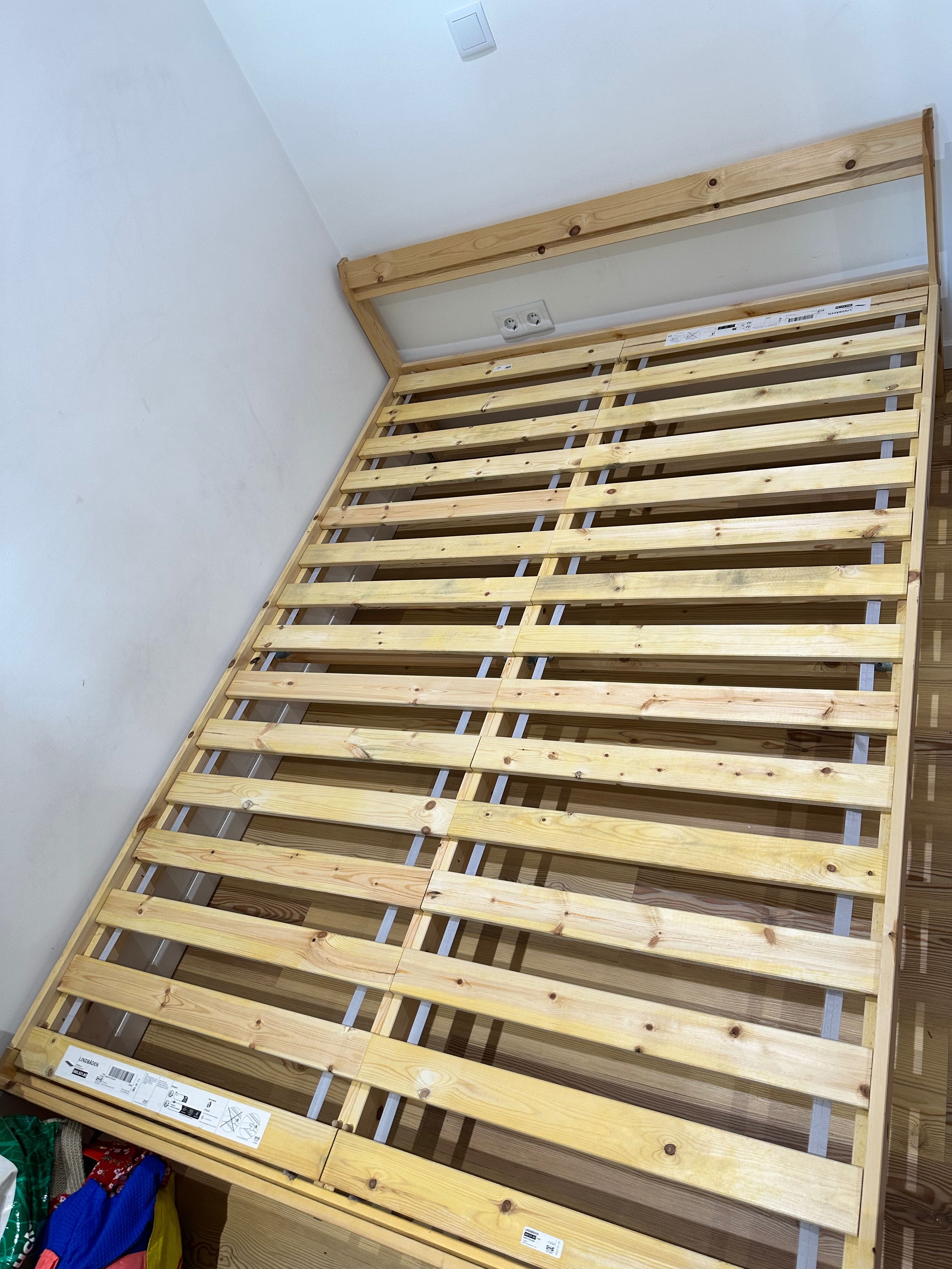 Cama Casal IKEA Neiden 200x140 + Colchão EMMA One [USADO]