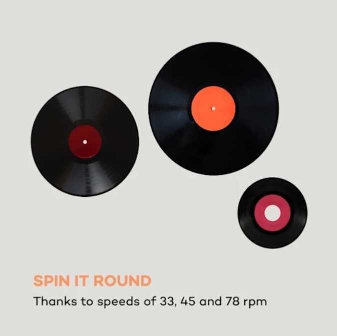 Gramofon Pionowy retro Verticalo SE Auna    G-150