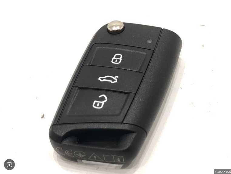 Etui silikonowe na kluczyk – Seat / Skoda / VW (3 przyciski)