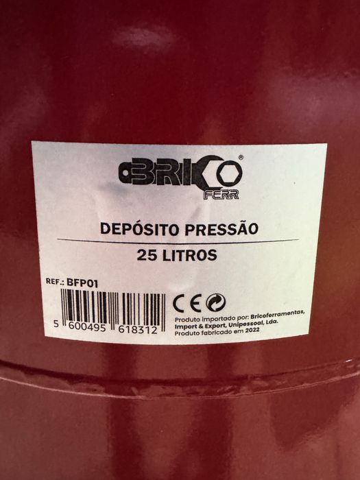 Deposito de pressão 25 litros