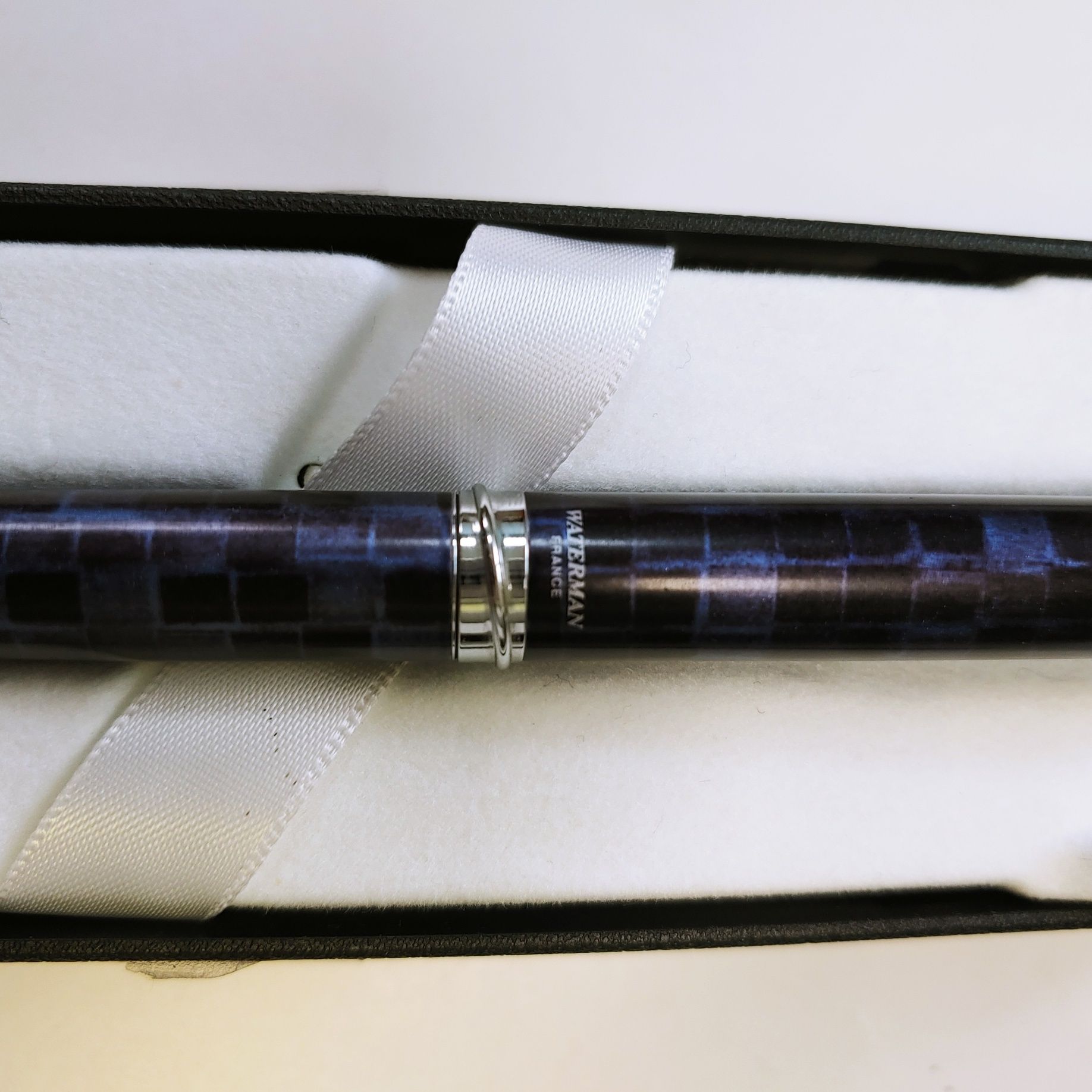 Перьевая ручка Waterman Harmonie Blue/Grey CT FP F 12 103