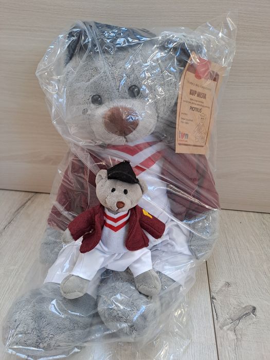 Miś Piotruś+ brelok 2018 kup misia TVN Rossmann podaruj misia