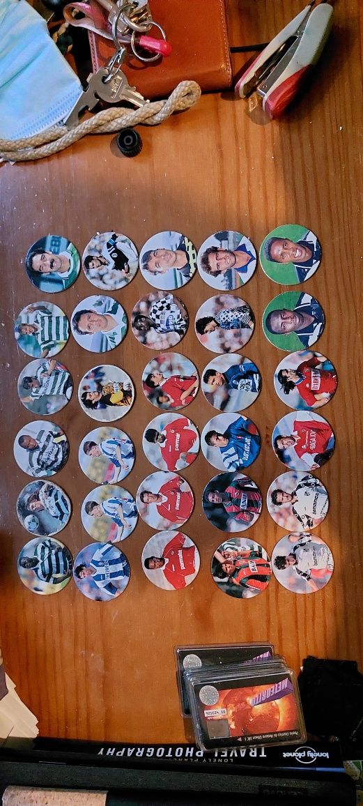 Tazos futebol varios anos