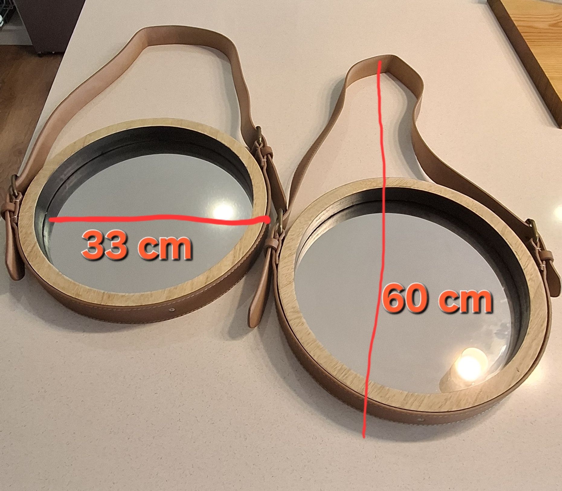 Espelhos de decoração conjunto