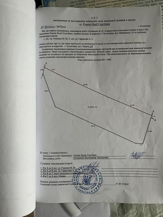 Продам  зем.ділянку, під забудову,  в с.Количівка,  10км від Чернігова