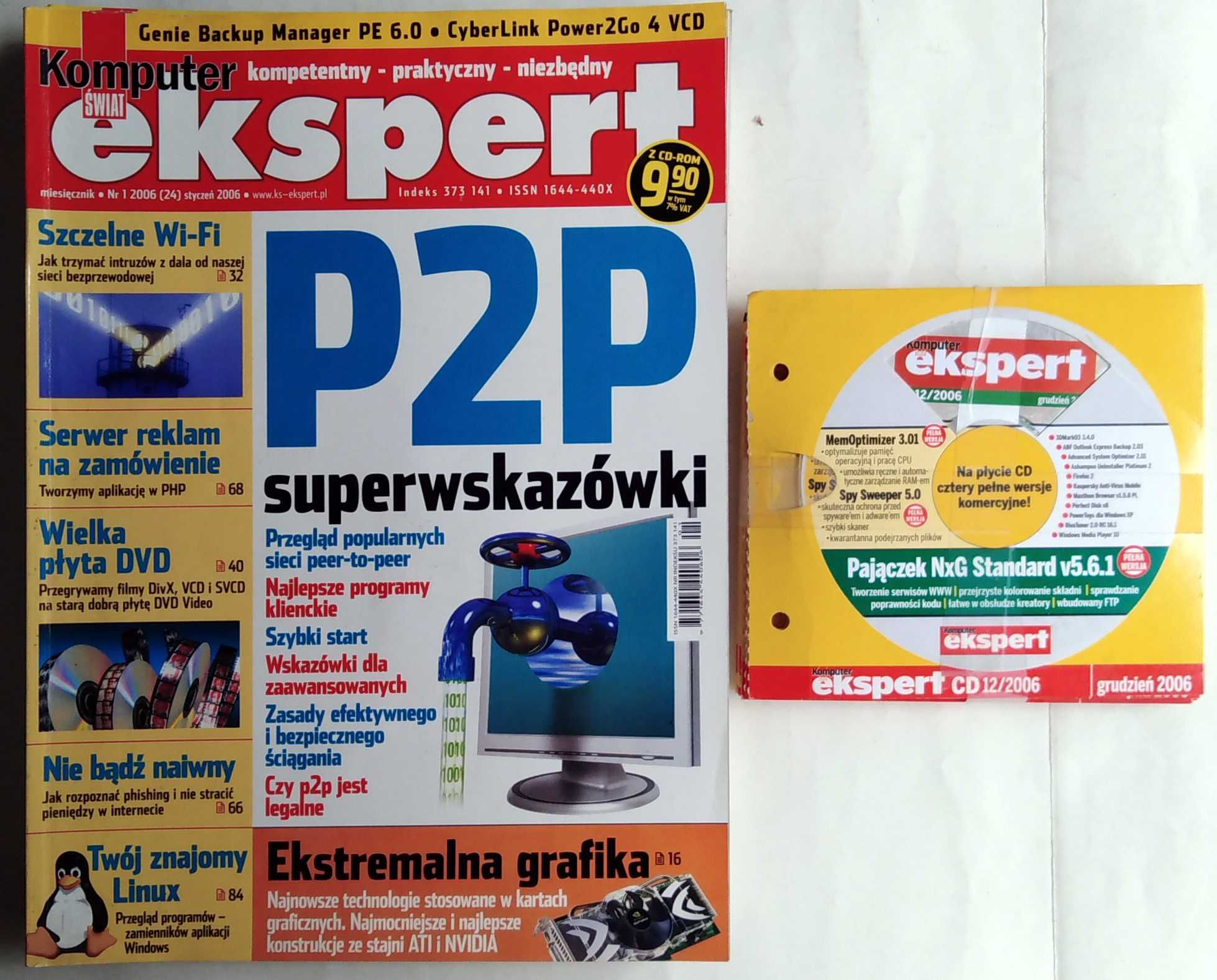 Komputer Świat Ekspert. Kompletny rocznik 2006 z CD. Nr 24-33. 10 egz.
