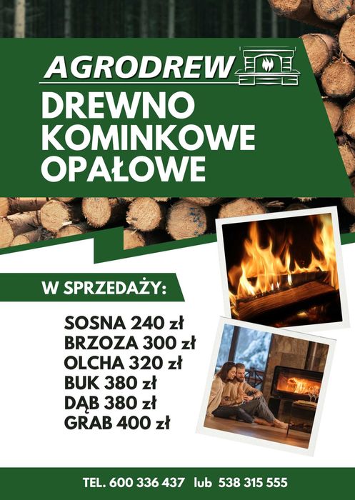 Drewno kominkowe, opałowe. Łupane na wymiar. Transport GRATIS!!!