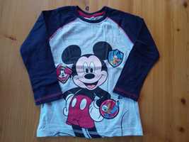 104 Myszka Mickey Mouse bluzka koszulka t-shirt długi rękaw