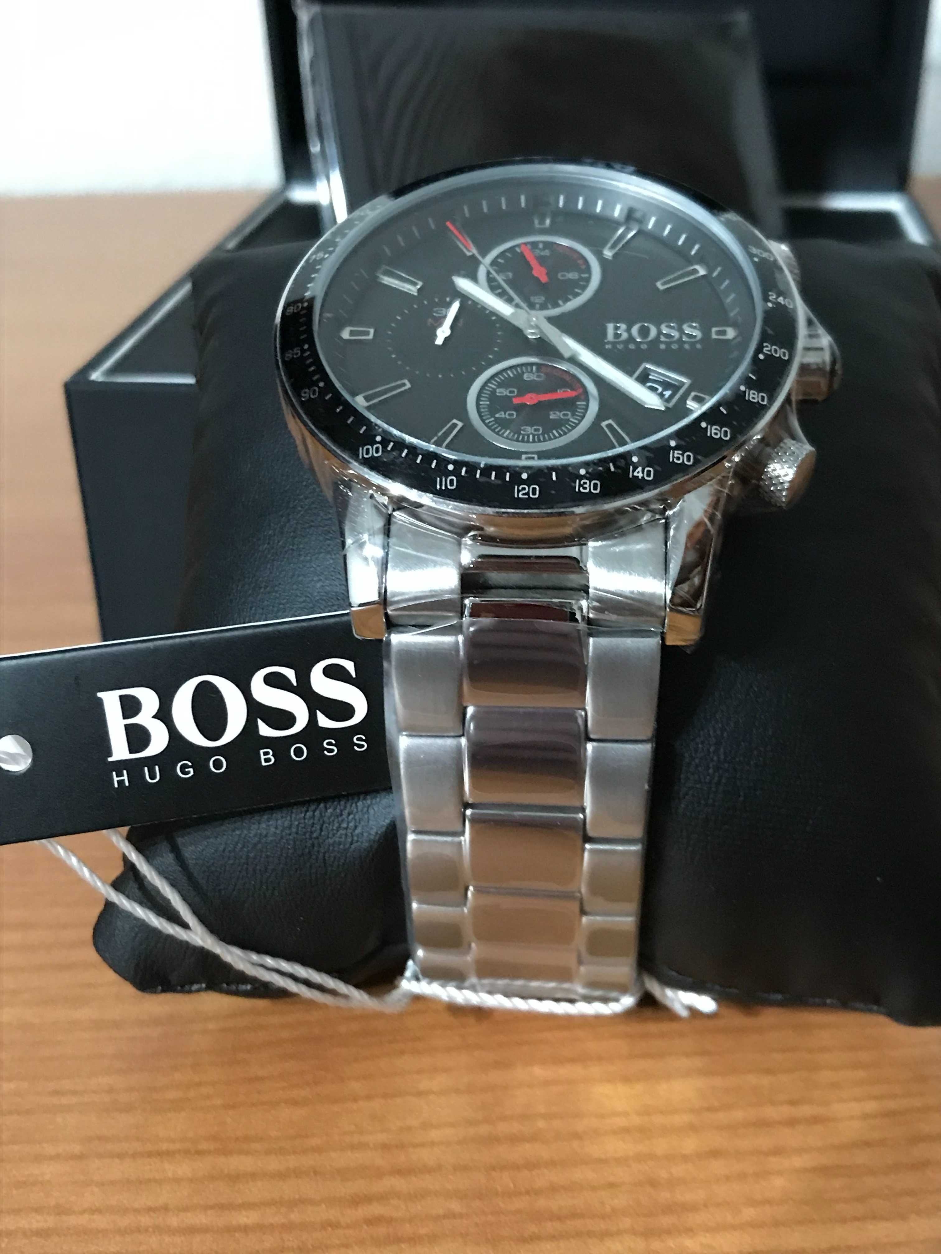 Relógio Hugo Boss Prateado & Preto