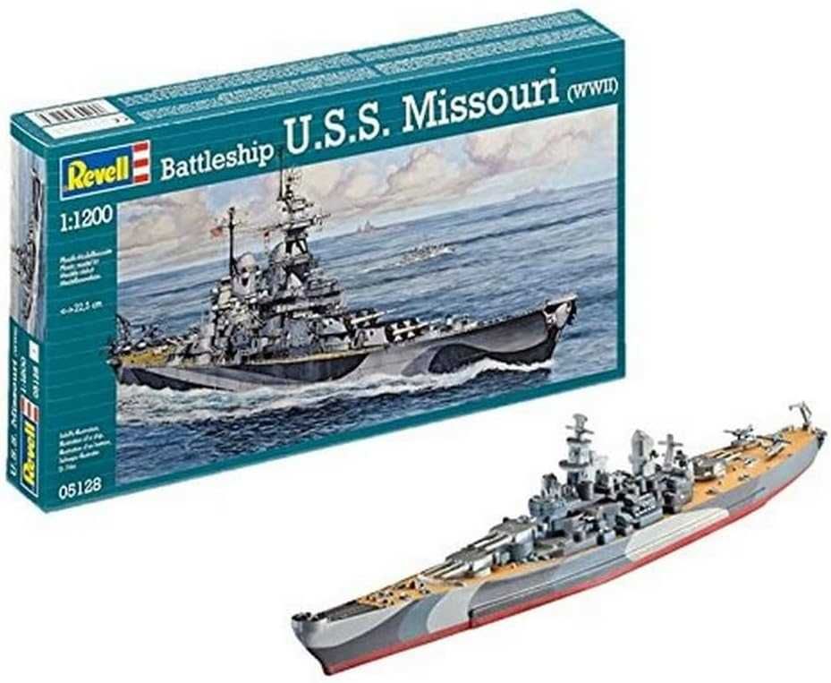 Revell 05128 Model statku Battleship U.S.S. Missouri w skali 1:1200