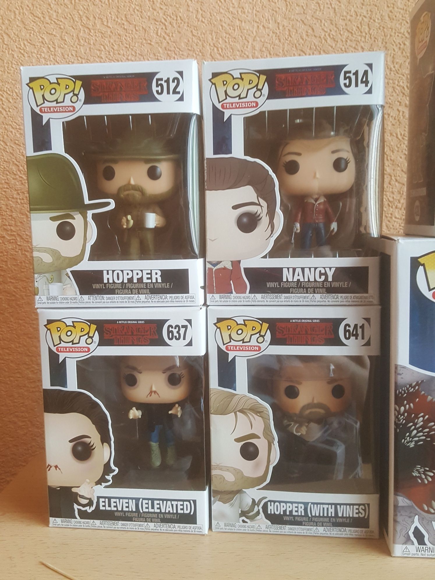 Figurki funko pop stranger things