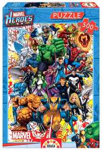 Puzzle 500 Superbohaterowie Marvela G3, Educa