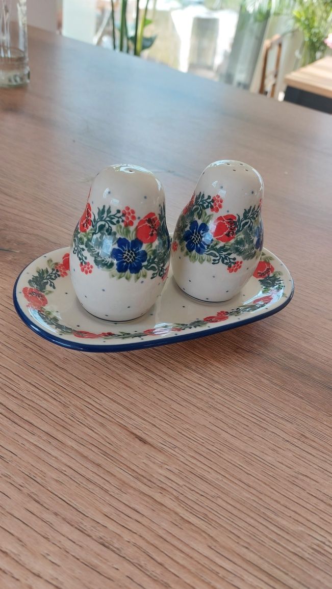 Solniczka ceramika Bolesławiec