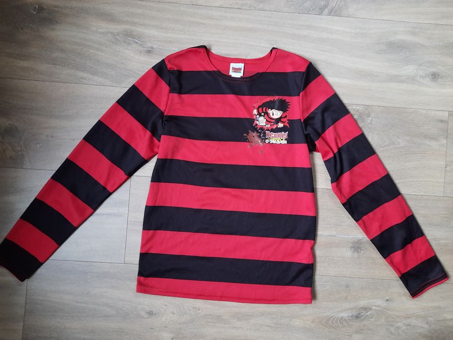 Bluzka Dennis the Menace and Gnasher strój przebranie Dennis Rozrabiak
