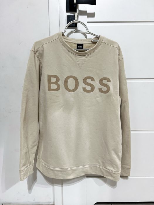 Hugo Boss kremowa bluza oryginalna l Xl męska